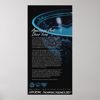 Poster L'Iconique Bowl de Jazz de Viktor Schreckengost