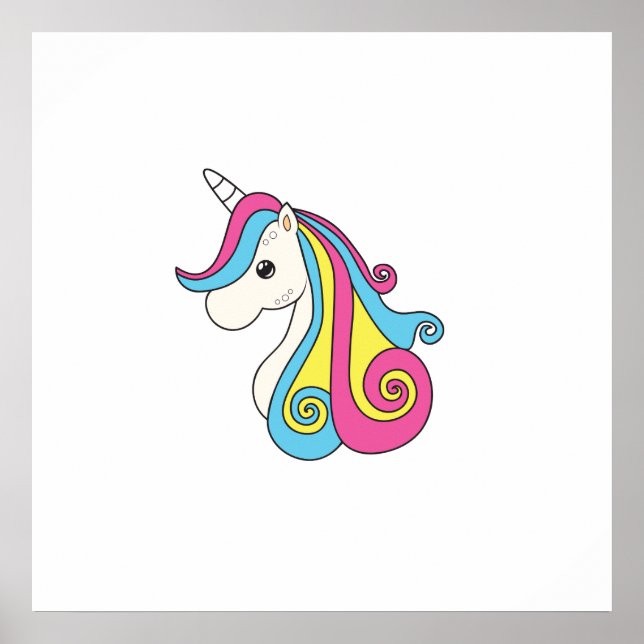 Poster licorne (Devant)