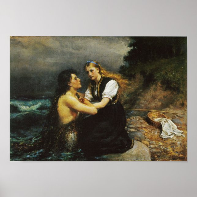 Poster Liden Gunvor et le Merman (Devant)