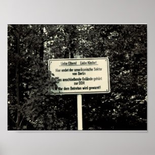 POSTER LIEBE ELTERN, LIEBE KINDER...