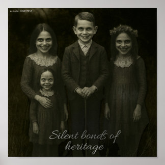 Poster Lien silencieux du patrimoine