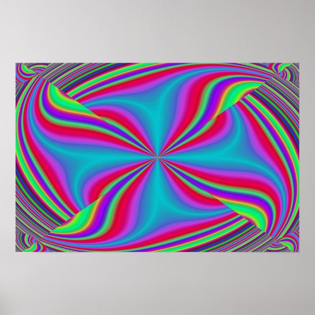 Poster Lieu de démarrage de démarrage abstrait (Devant)