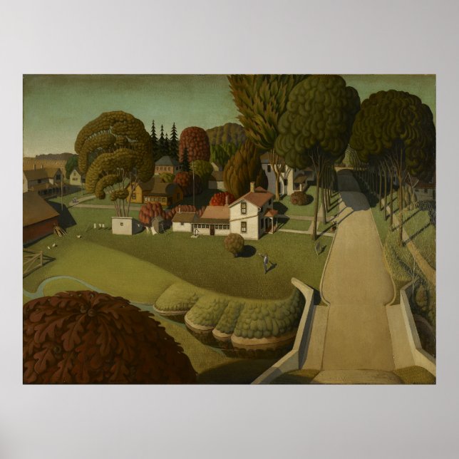 Poster Lieu de naissance d'Herbert Hoover (Devant)