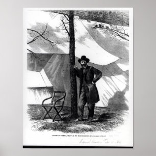 Poster Lieutenant-général Ulysses S. Grant