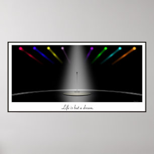 Poster Life is but a dream.