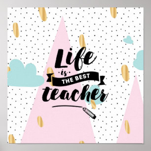 Poster Life is the Best Teacher
