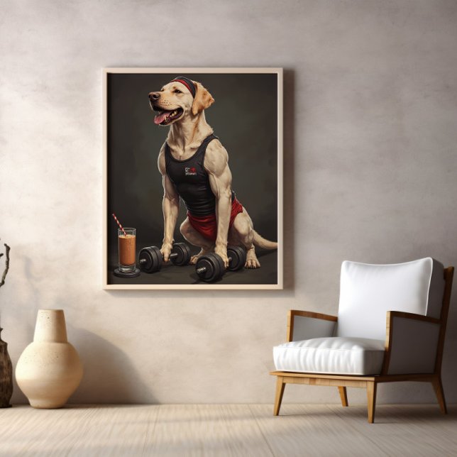 Poster Lift, Fetch, Repeat: Gym Bro Goals (Créateur téléchargé)