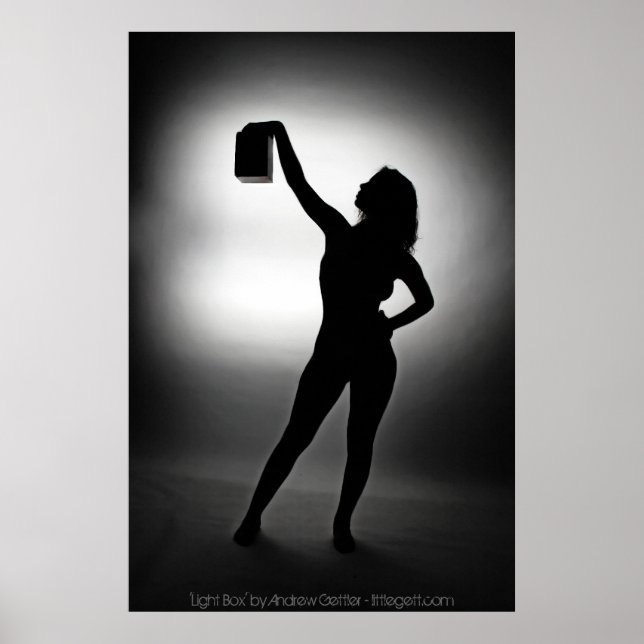 Poster 'Light Box' par Andrew Gettler (Devant)