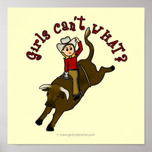 Poster Light Bull Rider