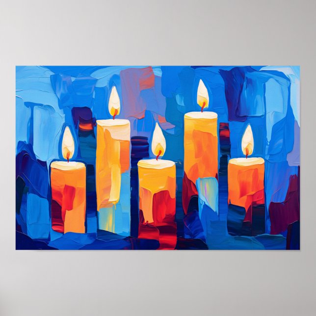 Poster Light for Peace and Justice (Devant)