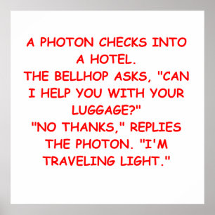 Poster light joke