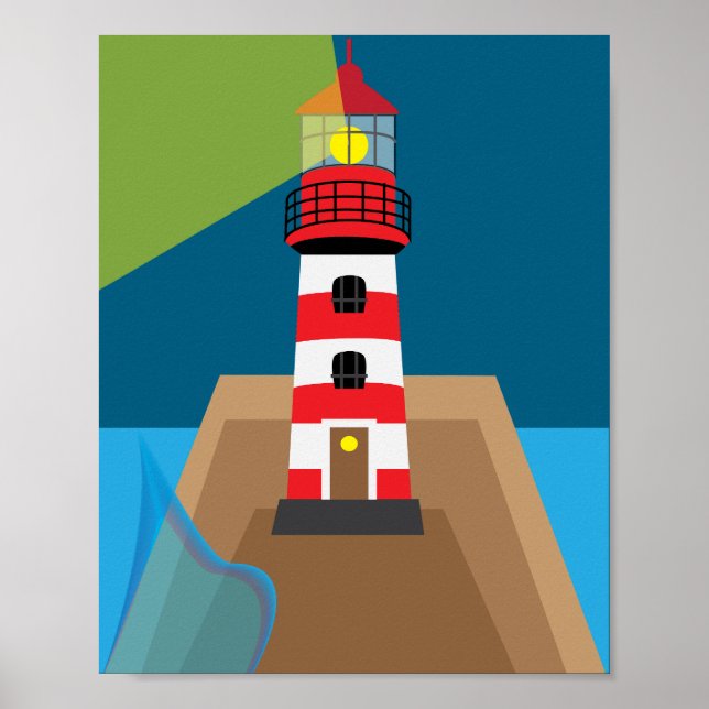 Poster Lighthouse (Devant)