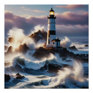 Poster lighthouse
