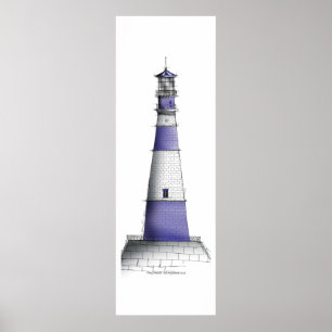 Poster lighthouse art print 3, tony fernandes