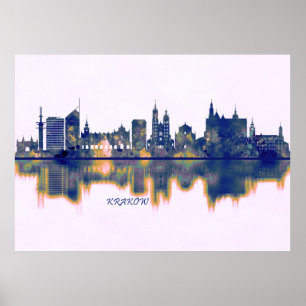 Poster Ligne aérienne de Cracovie