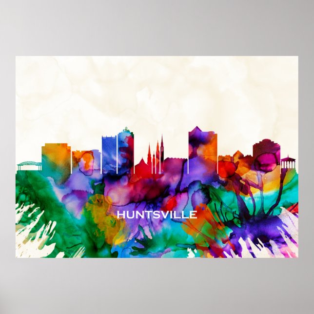 Poster Ligne aérienne de Huntsville (Devant)