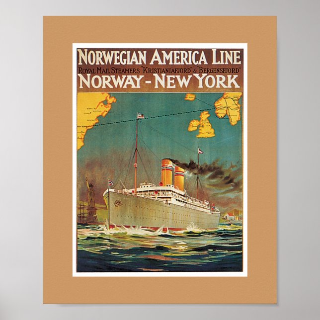 Poster Ligne américaine norvégienne (Devant)