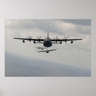 Poster Ligne C-130 Hercules