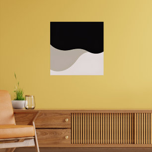 Poster Ligne courbe simple - Arc minimaliste