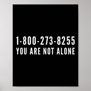 Poster Ligne d'assistance pour la prévention du suicide 1