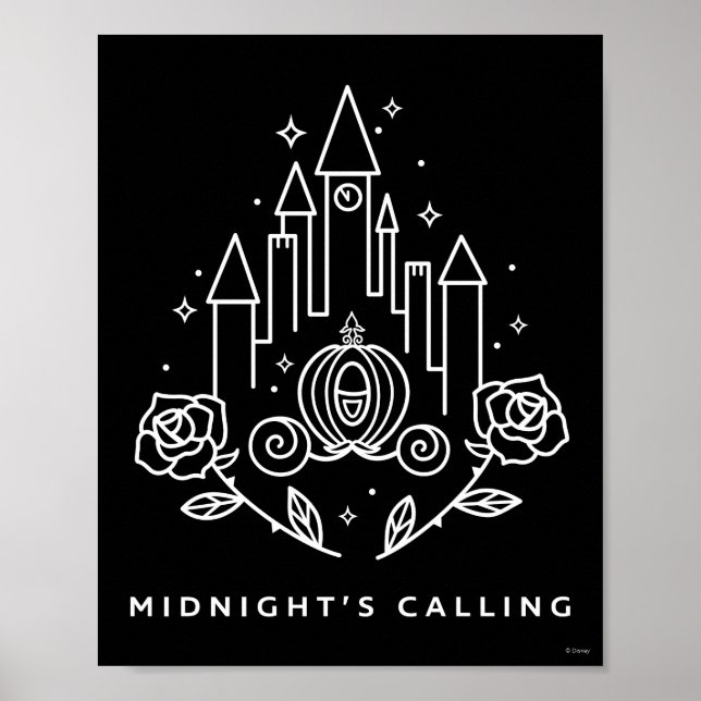 Poster Ligne de transport de Cendrillon "Appel de minuit" (Devant)