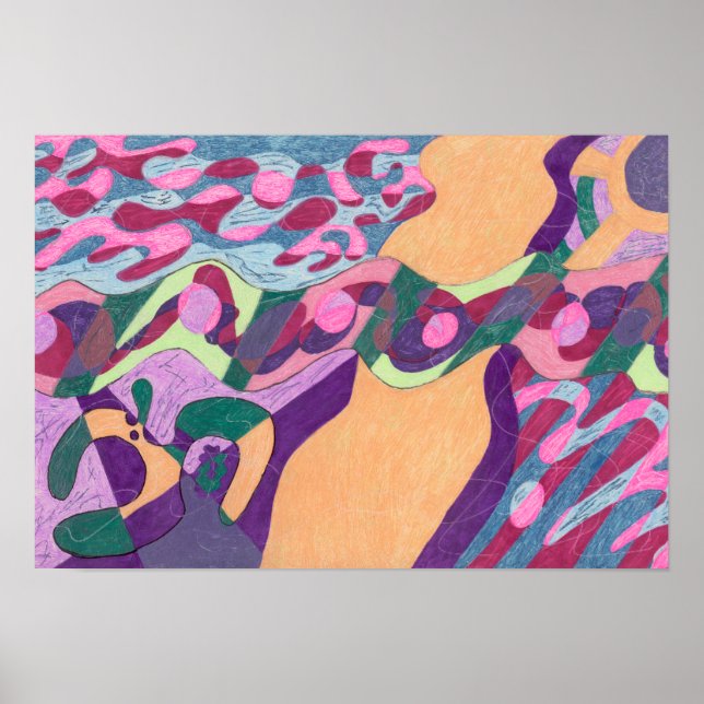 Poster Ligne d'eau, 19x13 (Devant)