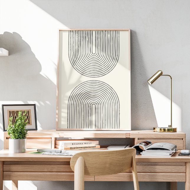 Poster Ligne d'eau du milieu du siècle art II (Créateur téléchargé)