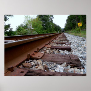 Poster Ligne ferroviaire