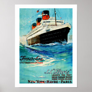 Poster Ligne française ~ Paris