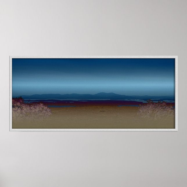 Poster Ligne horizontale (Devant)