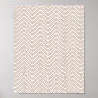 Ligne Minimale Motif Chevron Beige Et Blanc