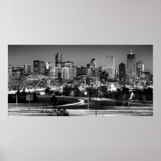 Poster Ligne Skyline haut de mille