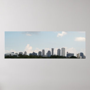 Poster Ligne Skyline Nouvelle-Orléans