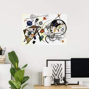 Poster Ligne transversale - Kandinsky