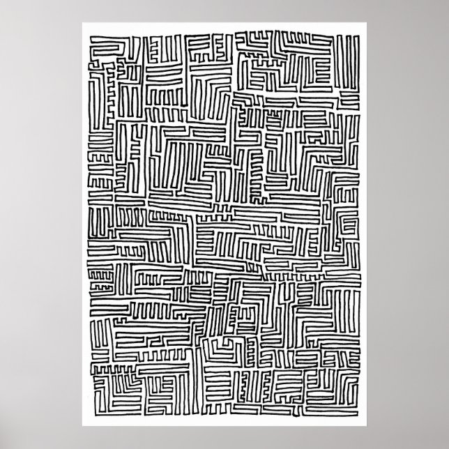 Poster Ligne unicontinue (Devant)