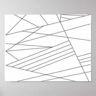 Poster Lignes