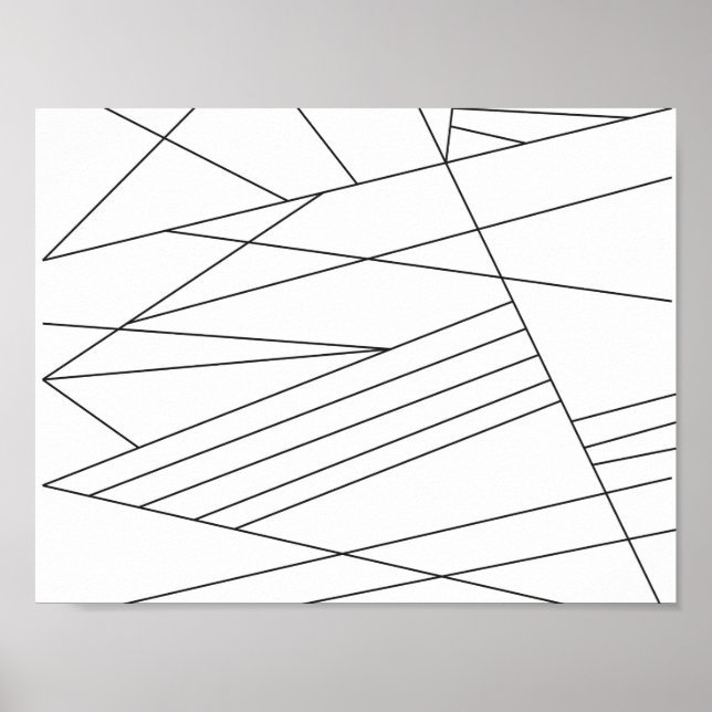 Poster Lignes (Devant)