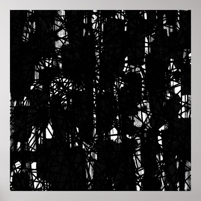 Poster Lignes Abstraites 02 (Devant)