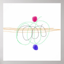 Lignes Abstraites colorées