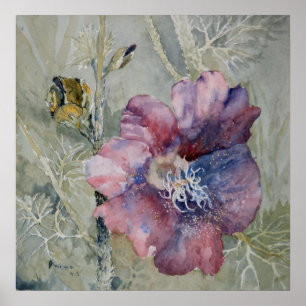 Poster Lignes de confluence Hollyhock