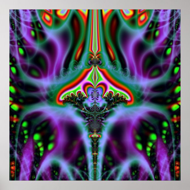 Poster Lignes de flux Vimana (Devant)