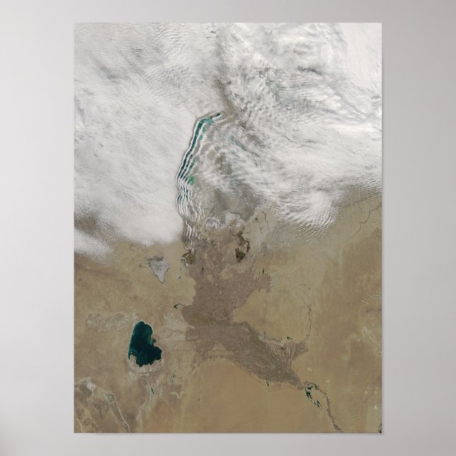 Poster Lignes distinctives des nuages (Devant)