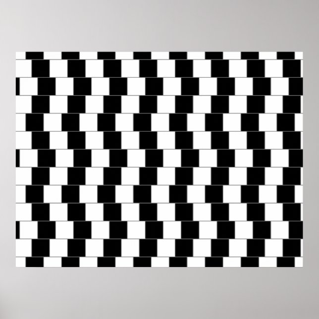 Poster Lignes parallèles (Devant)