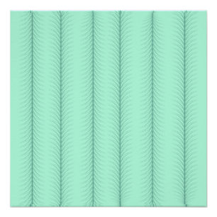 Poster Lignes verticales sur le motif vert menthe
