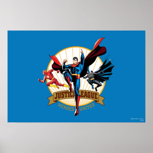 Poster Ligue de Justice (Devant)