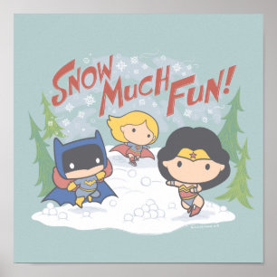 Poster Ligue de Justice Chibi Snowball combat