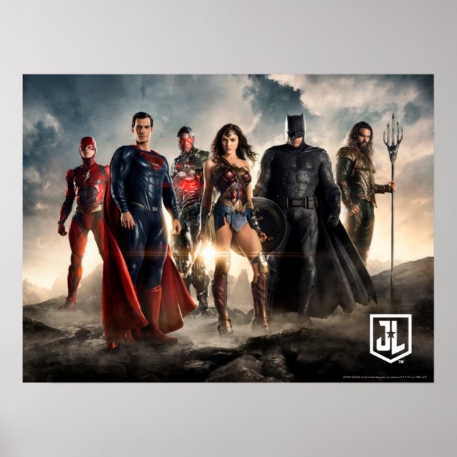 Poster Ligue de Justice | Ligue de la justice sur le cham (Devant)