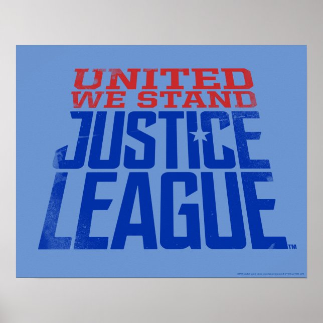 Poster Ligue de Justice | United We Stand Graphic (Devant)