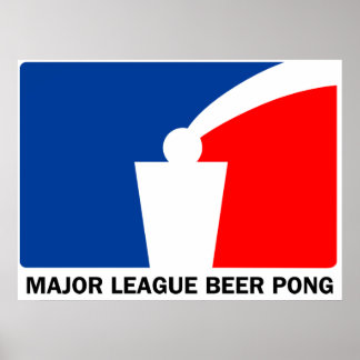 Poster Ligue majeure Beer Pong