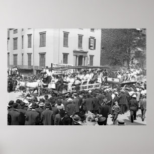 Poster Ligue syndicale féminine : 1908